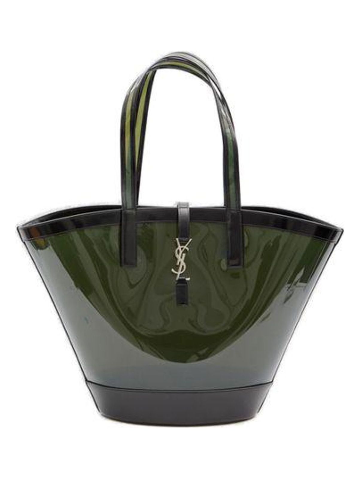 Luxury Saint Laurent Trending 2025 Women's Panier Medium Bag in Black | 773697FAC0X