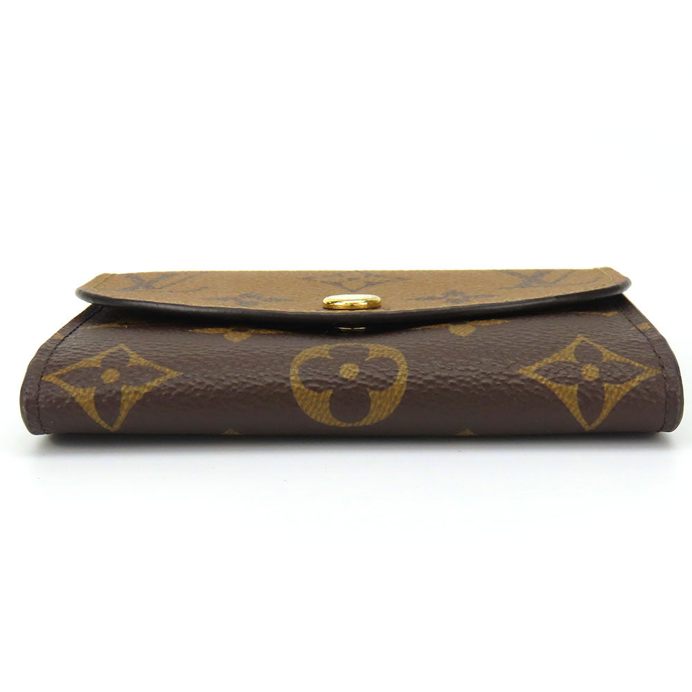 LOUIS VUITTON Bifold Wallet M82333 Monogram reverse Brown Portefeuille Rosalie