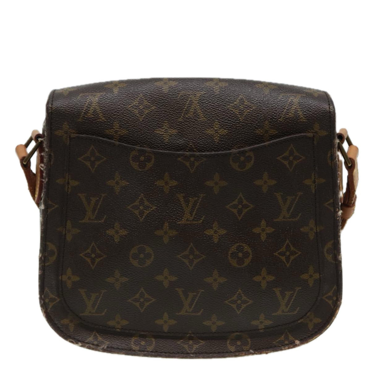 LOUIS VUITTON Monogram Saint Cloud GM Shoulder Bag M51242 LV Auth 83336
