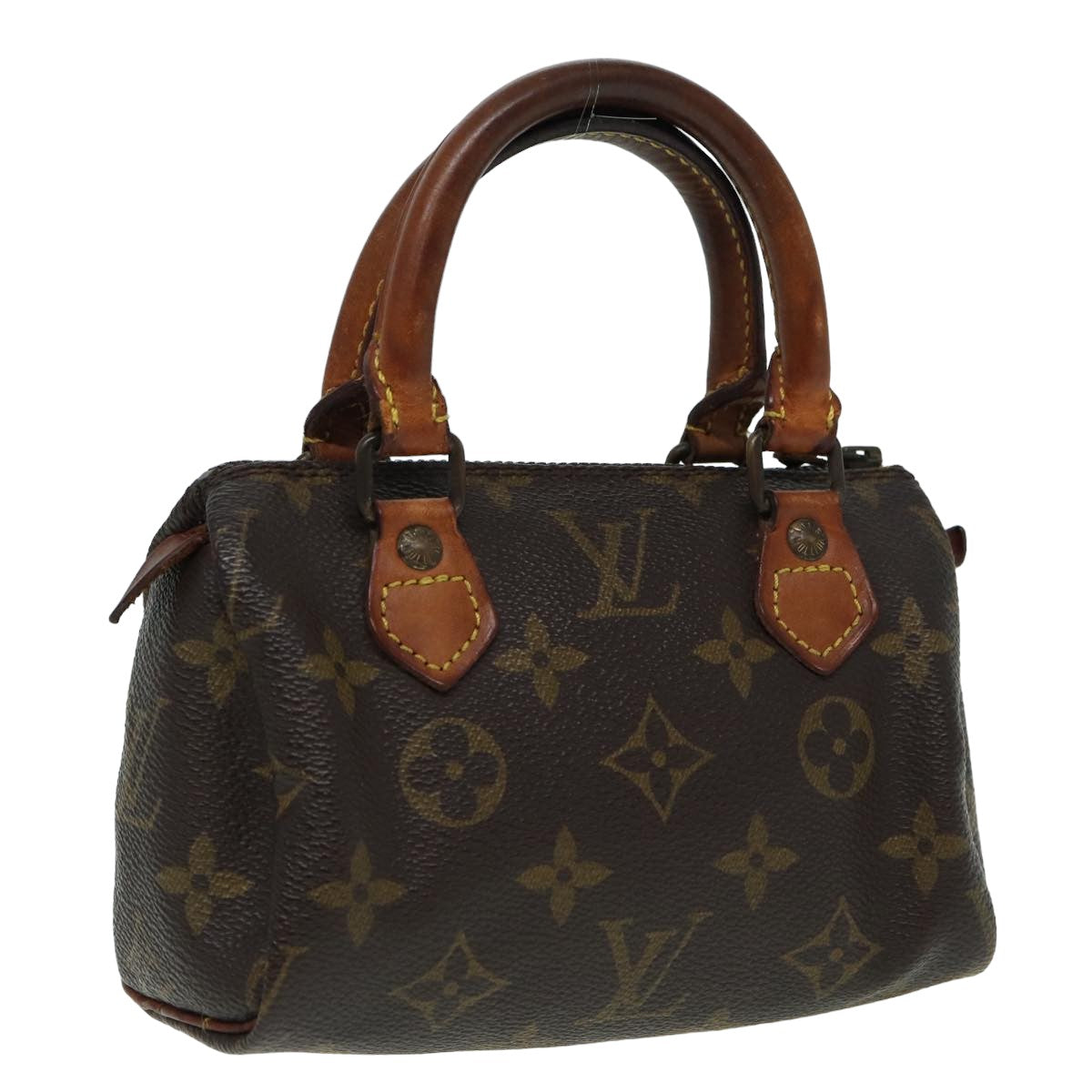LOUIS VUITTON Monogram Mini Hand Bag M41534 LV Auth 83353
