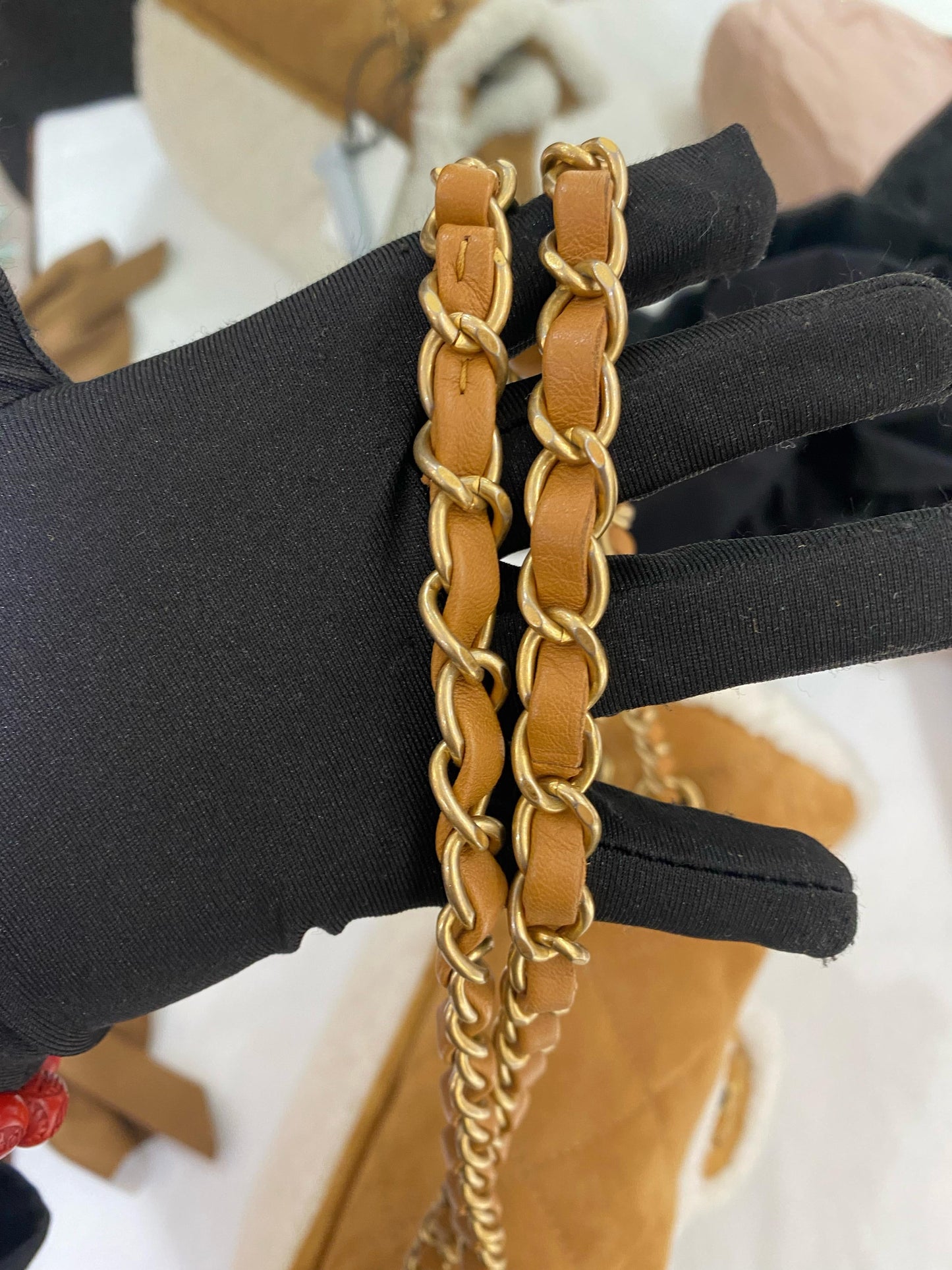 Chanel 18 Shearling Coco Neige Flap Bag