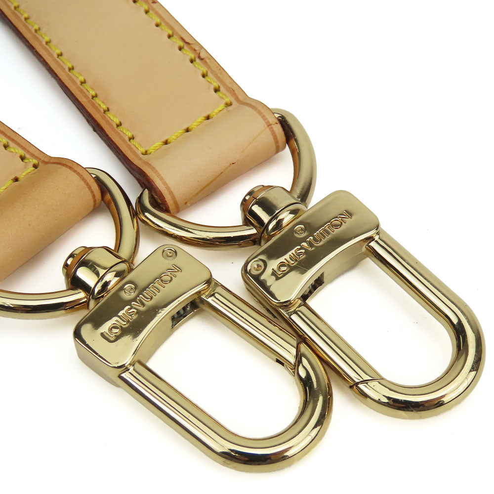 LOUIS VUITTON Shoulder strap Nume leather beige