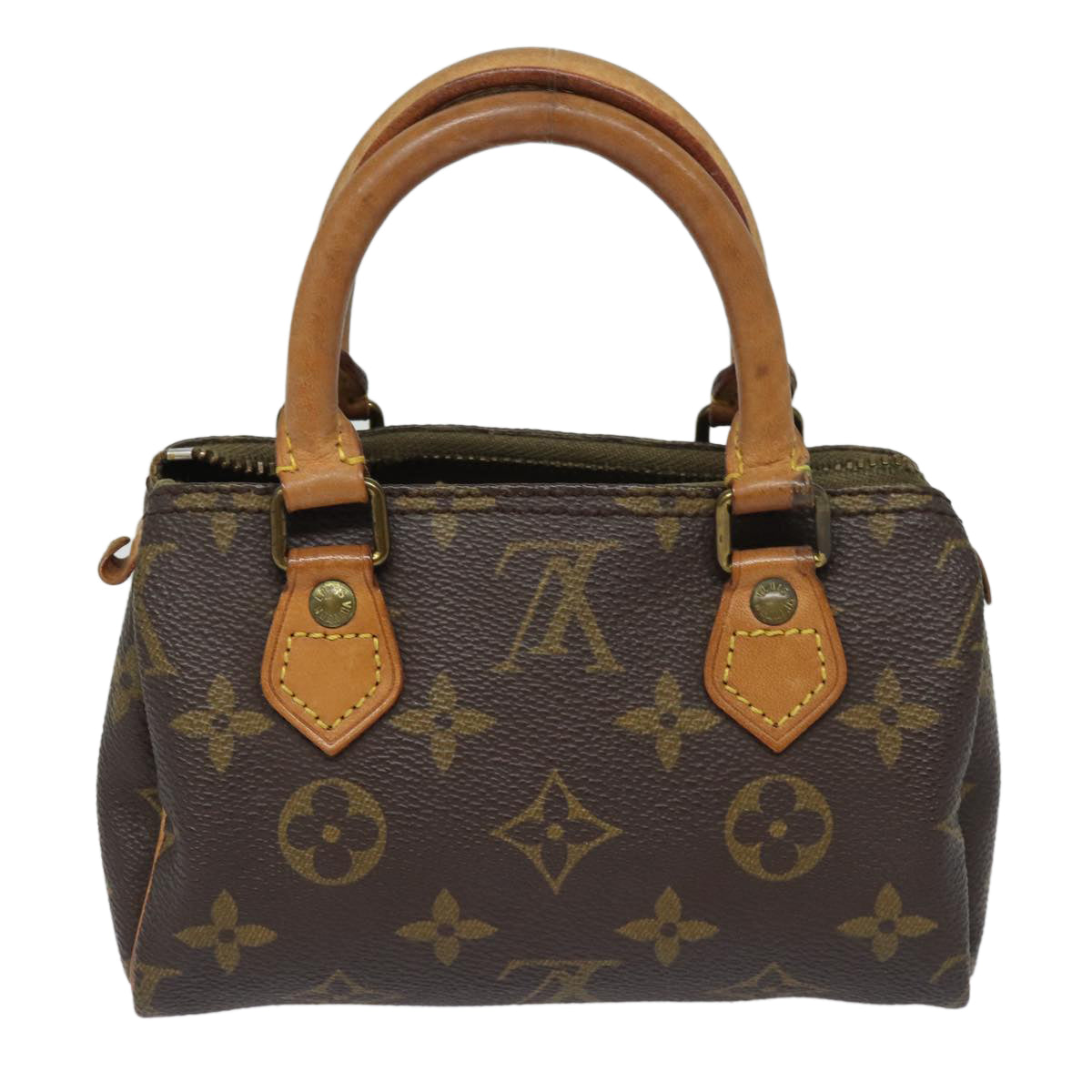 LOUIS VUITTON Monogram Mini Hand Bag M41534 LV Auth 83523