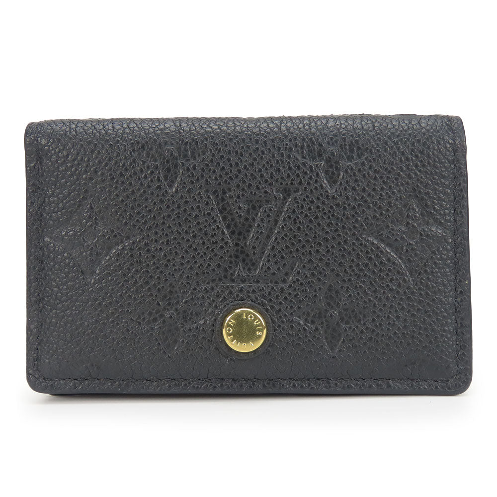 LOUIS VUITTON Card Case M58456 Monogram Ann Platt Noir Devisit Unveil Cult unisex(Unisex)