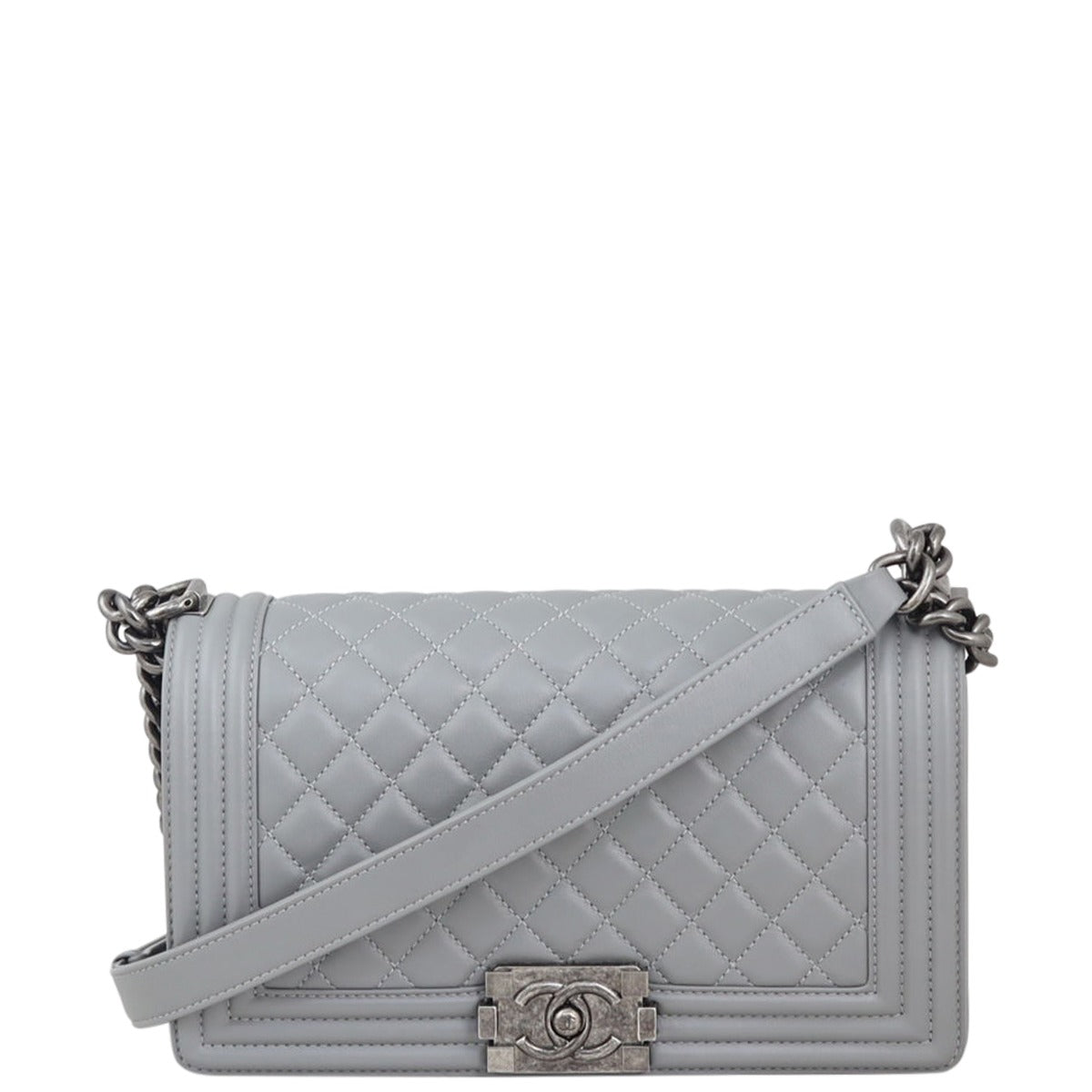 Chanel Boy Old Medium | Grey