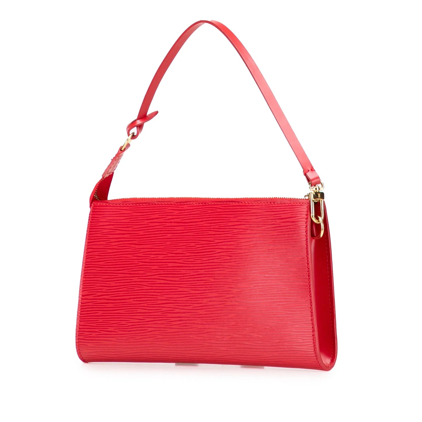 Red Louis Vuitton Epi Pochette Accessoires Shoulder Bag