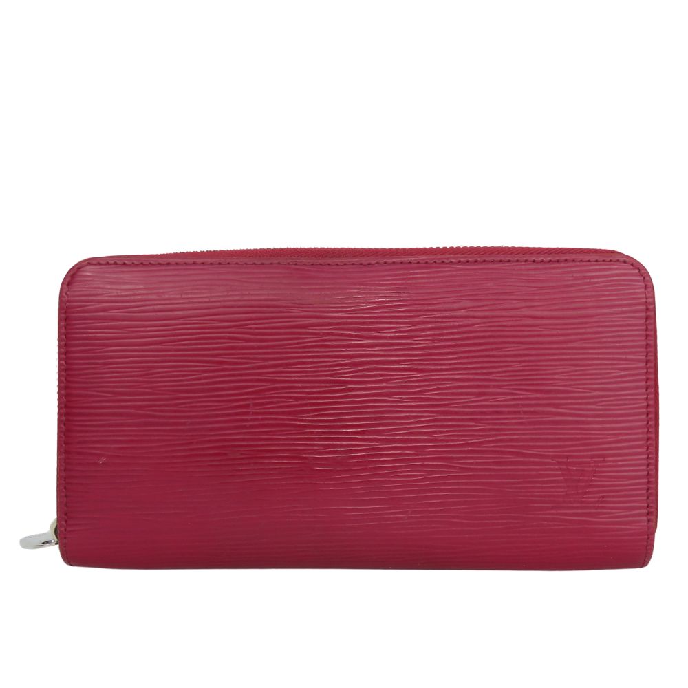 LOUIS VUITTON Long Wallet Purse M61858 Epi Leather Fuchsia Zippy wallet Women
