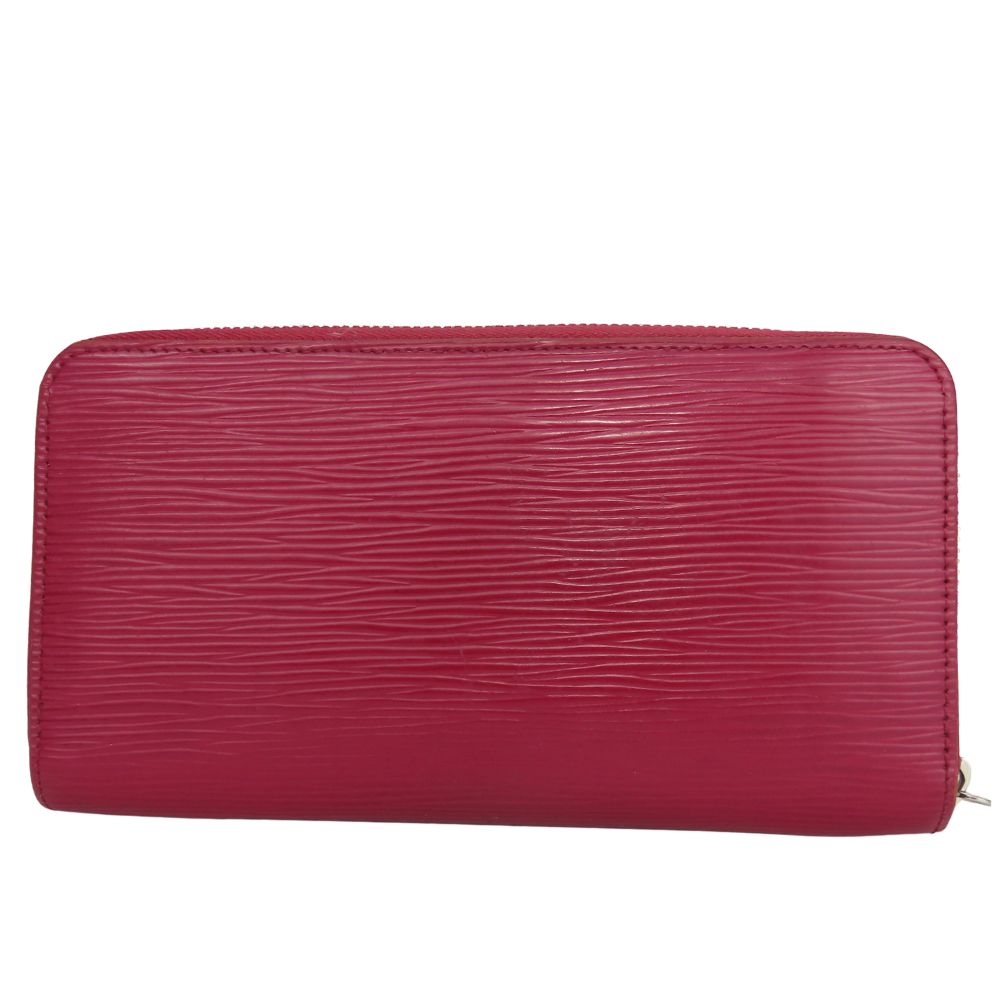 LOUIS VUITTON Long Wallet Purse M61858 Epi Leather Fuchsia Zippy wallet Women