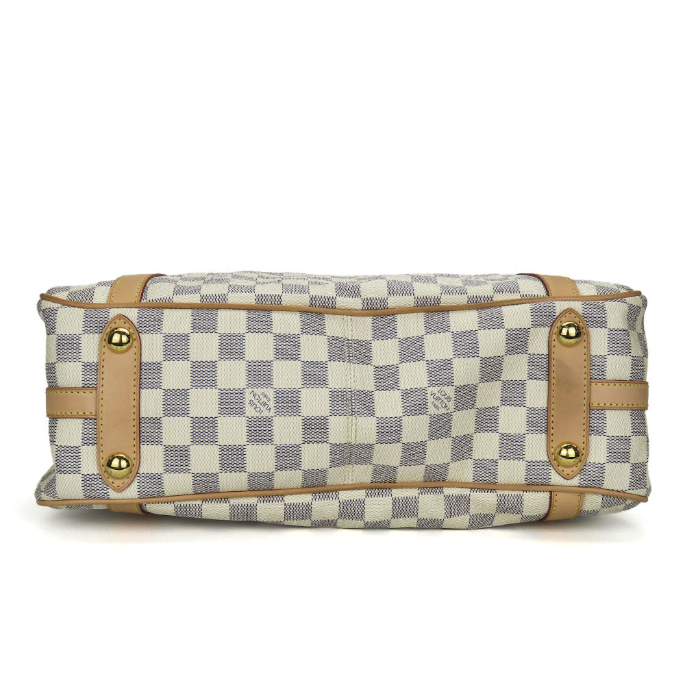 LOUIS VUITTON Tote Bag N42220 Damier Azur white Stresa PM