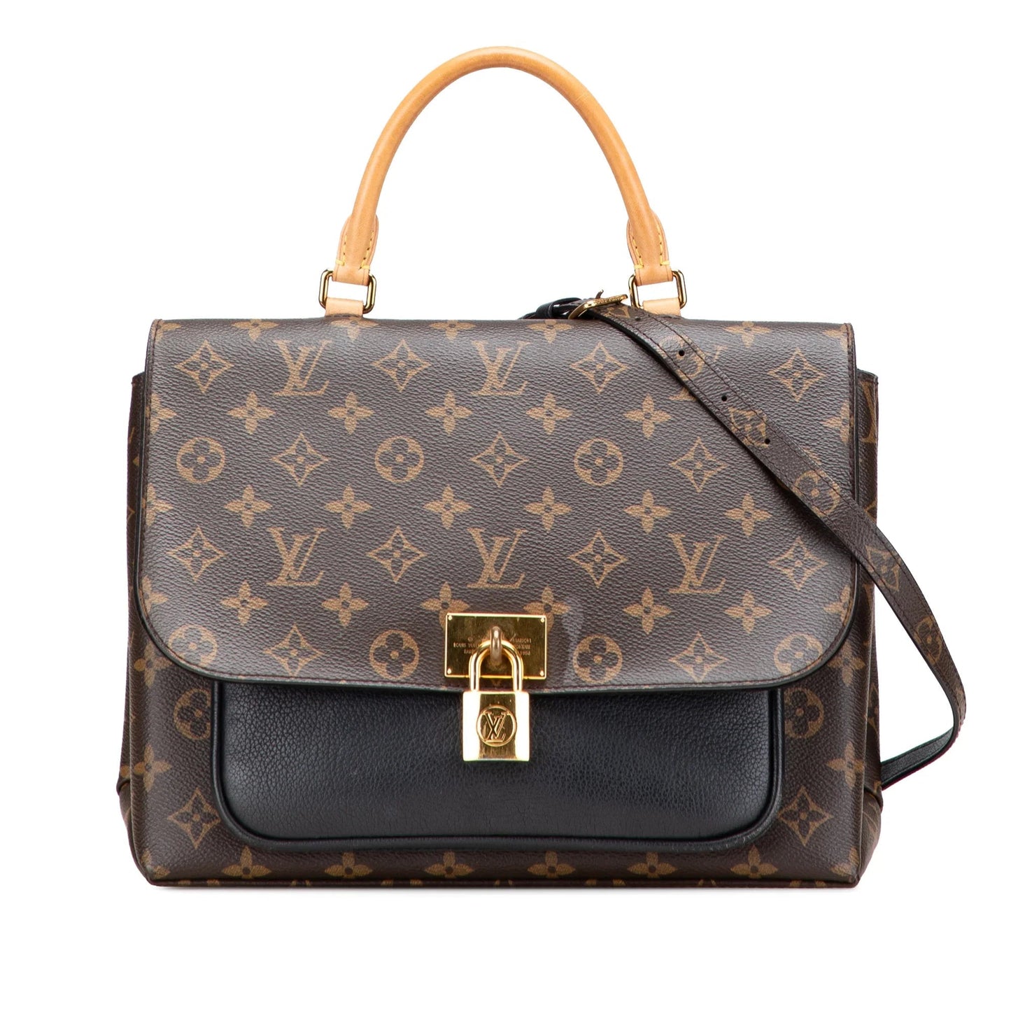 Brown Louis Vuitton Monogram Marignan Satchel