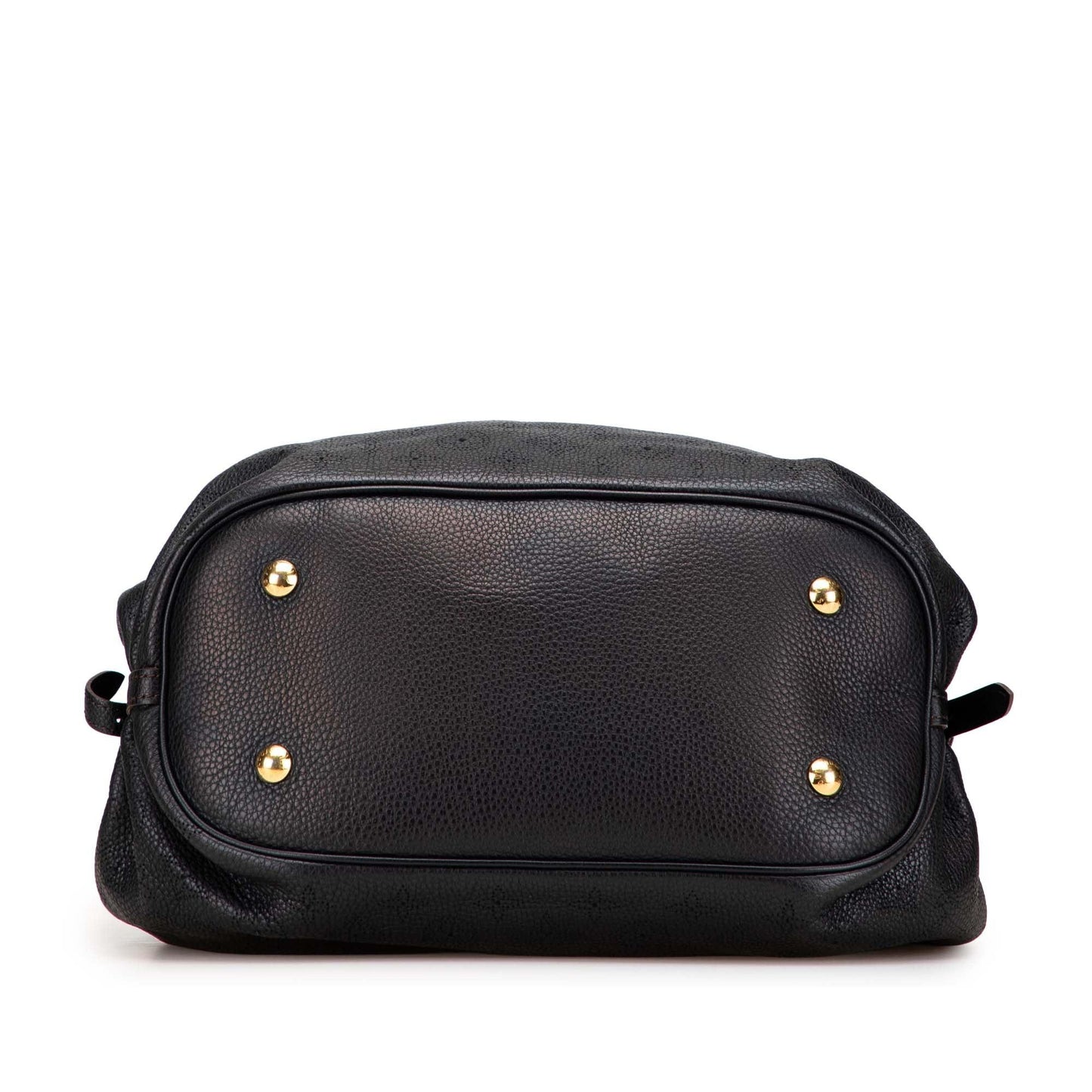 Black Louis Vuitton Monogram Mahina L Hobo Bag