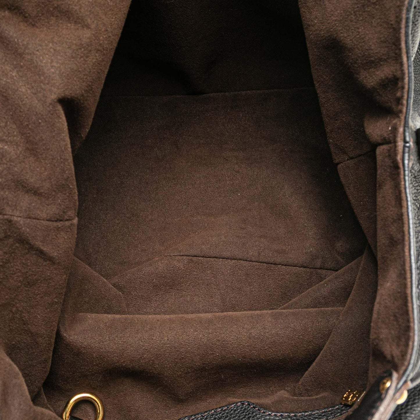 Black Louis Vuitton Monogram Mahina L Hobo Bag