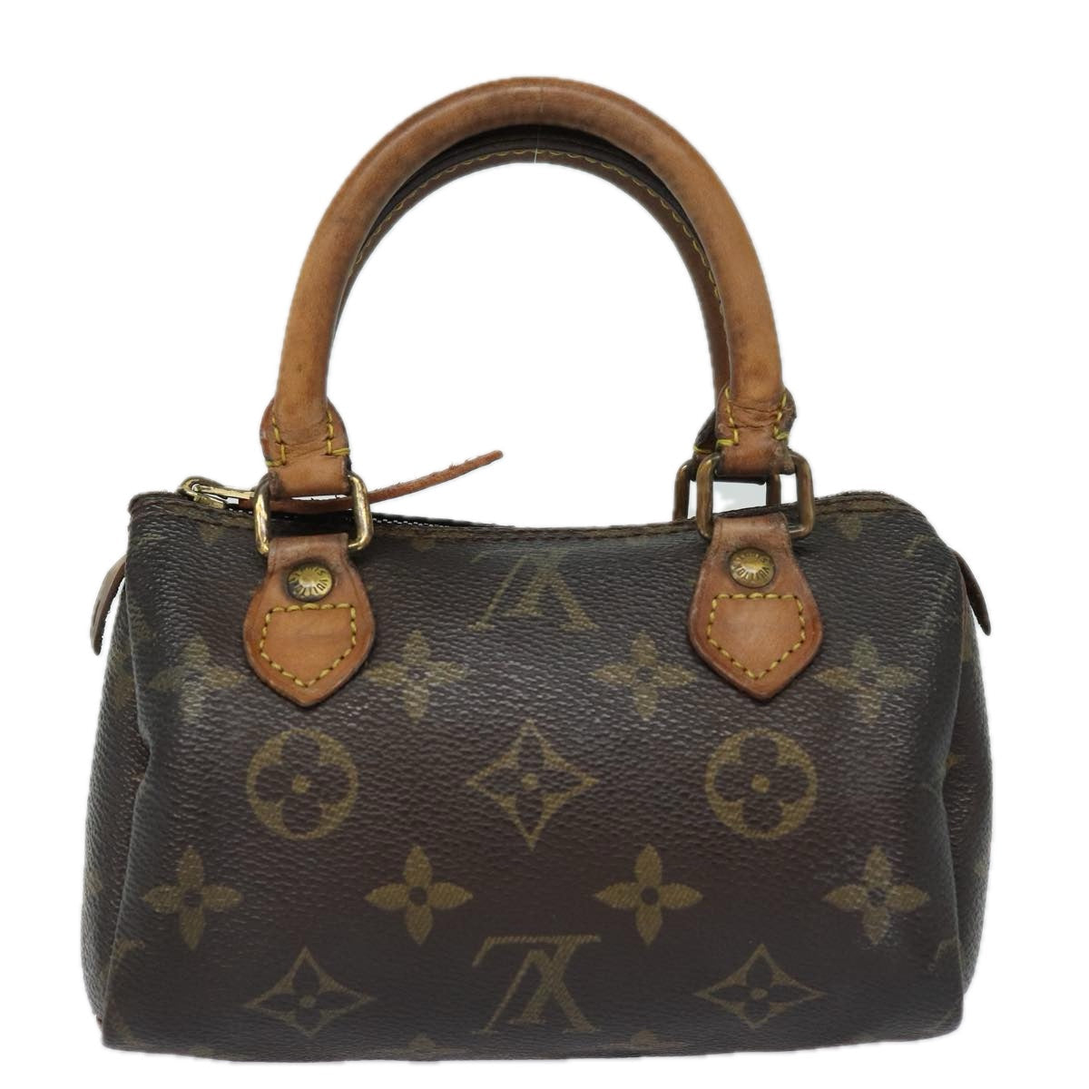 LOUIS VUITTON Monogram Mini Hand Bag M41534 LV Auth 84078