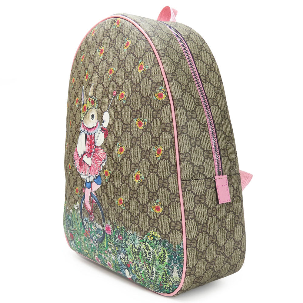 GUCCI Backpack 433578 GG Supreme Canvas beige Yuko Higuchi