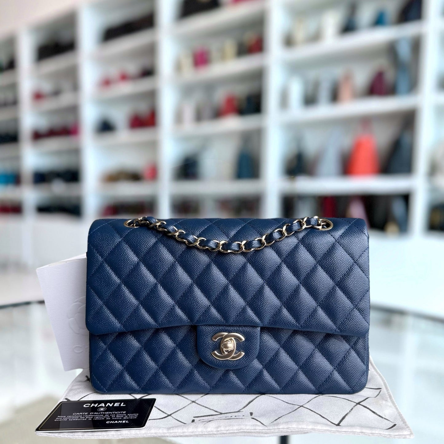 Chanel Classic Flap Medium Shoulder Bag - EworeBags