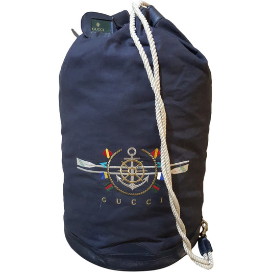 Gucci blue cloth bag