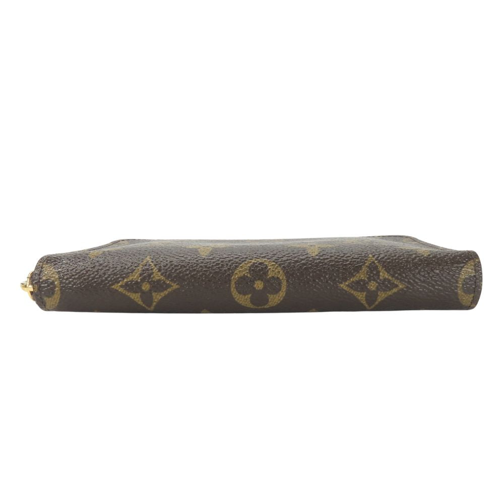 LOUIS VUITTON Bifold Wallet M61440  Monogram Brown Zippy Compact Wallet Women