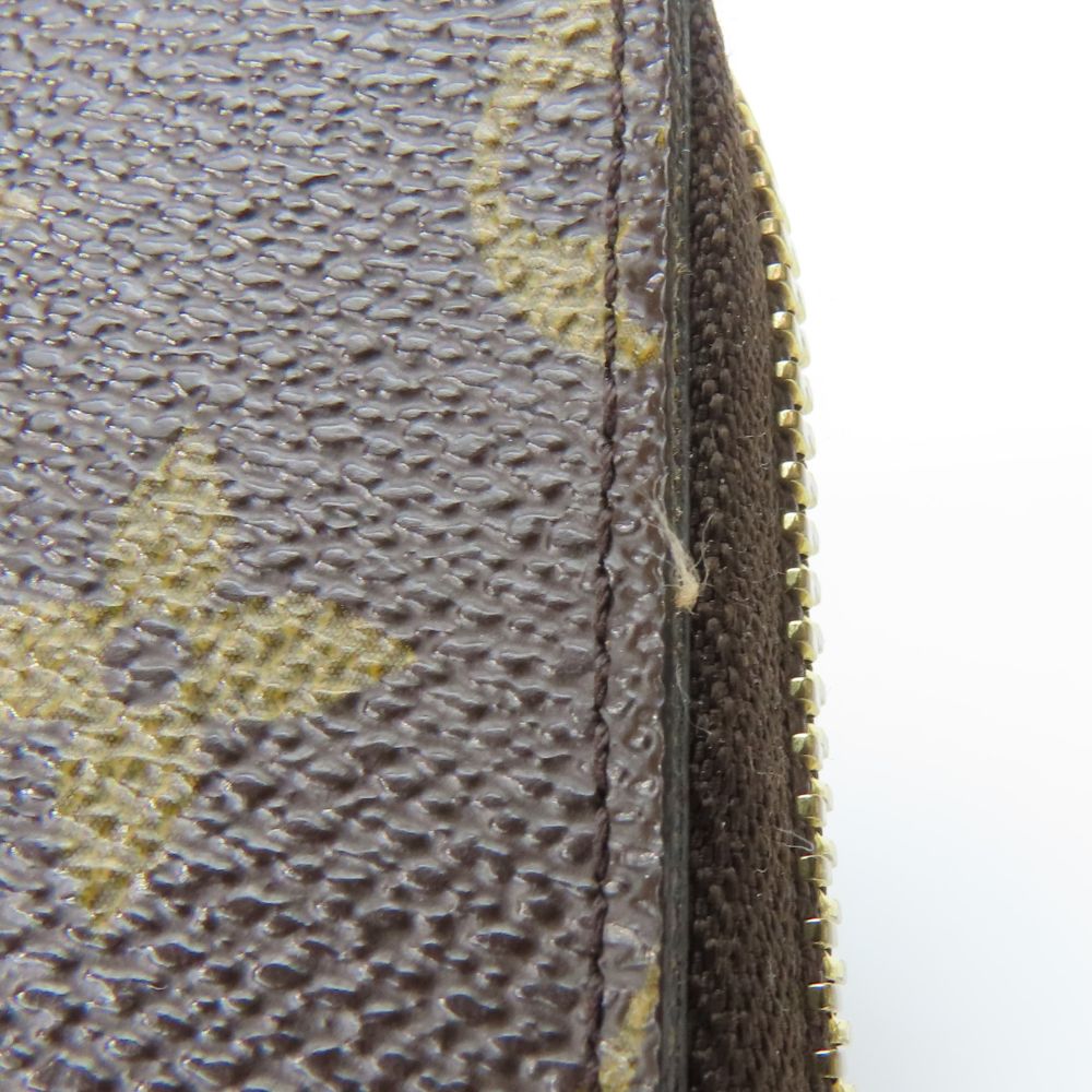 LOUIS VUITTON Bifold Wallet M61440  Monogram Brown Zippy Compact Wallet Women