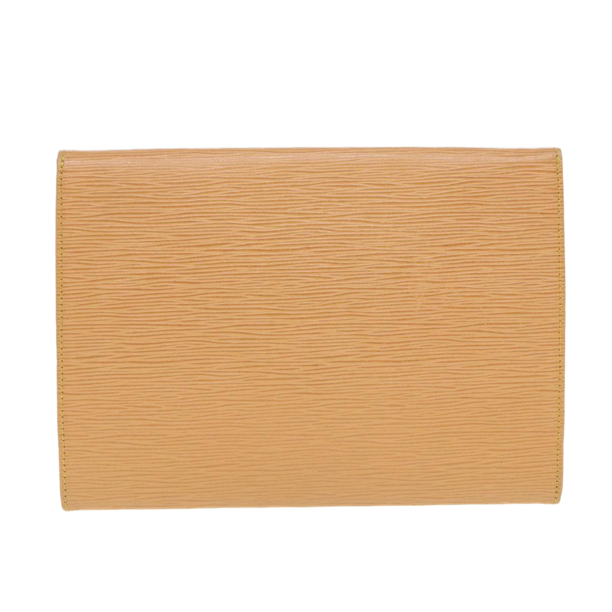 LOUIS VUITTON Epi Jena Clutch Bag Winnipeg Beige M52726 LV Auth 84466