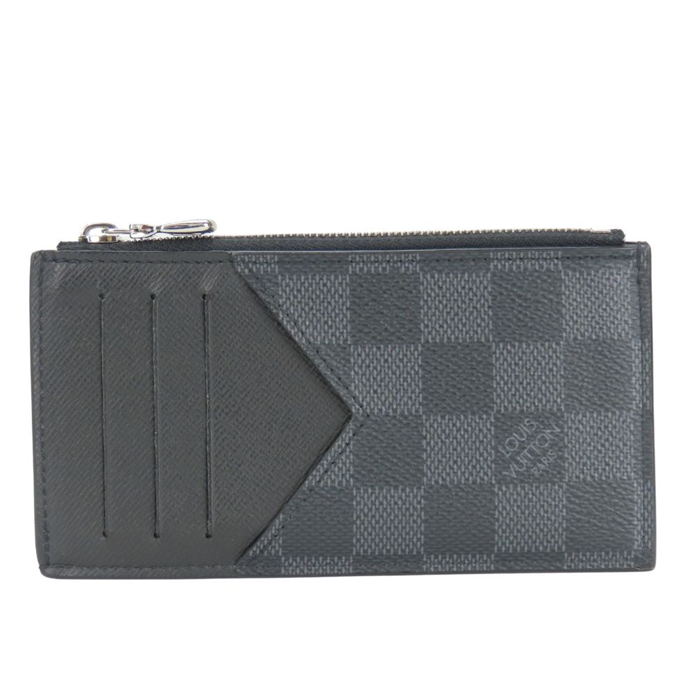 LOUIS VUITTON Card Case N64038 Damier Grafitte black Coin / Card holder
