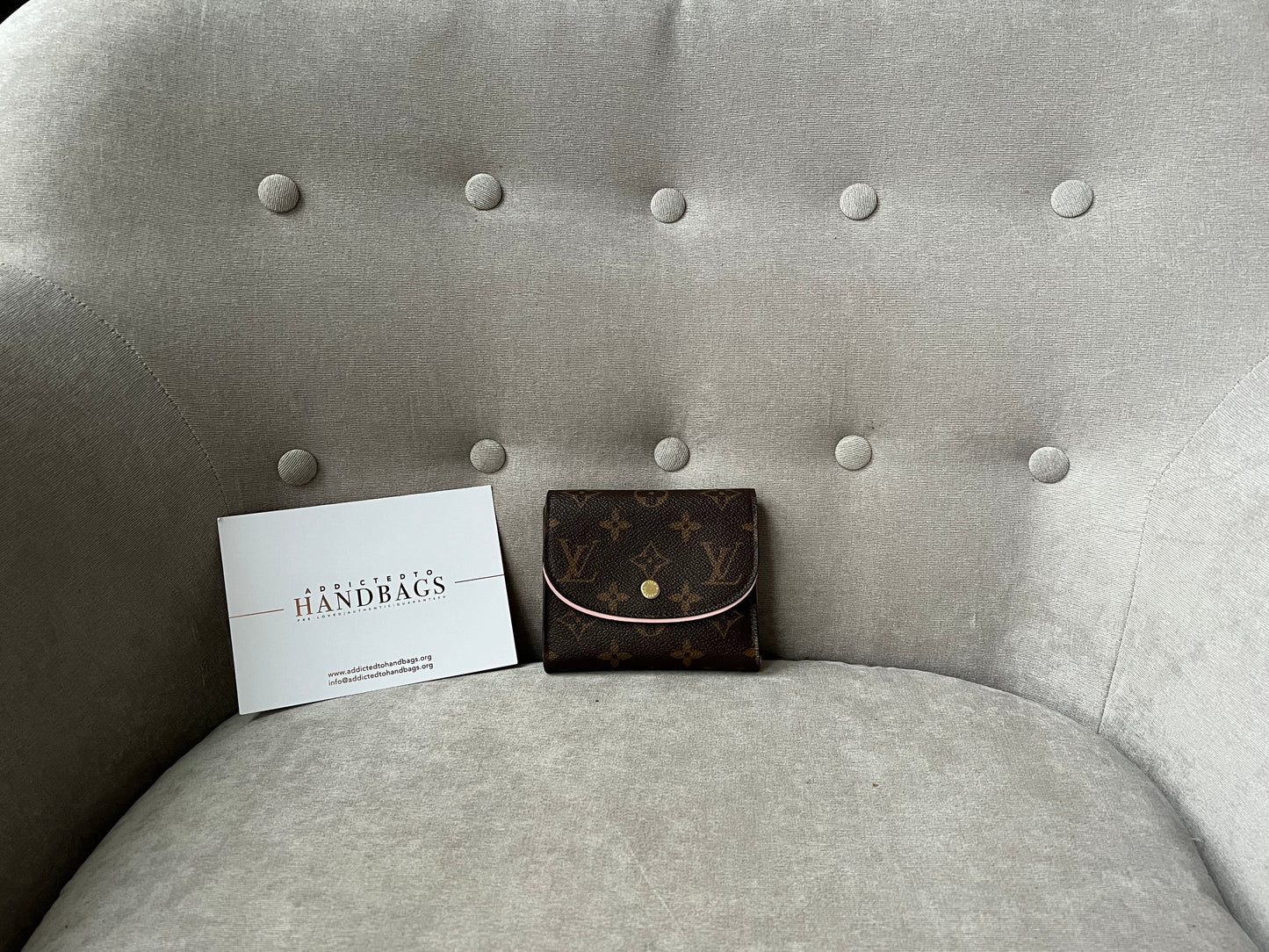 Louis Vuitton Ariane Compact Wallet Monogram Rose Ballerine