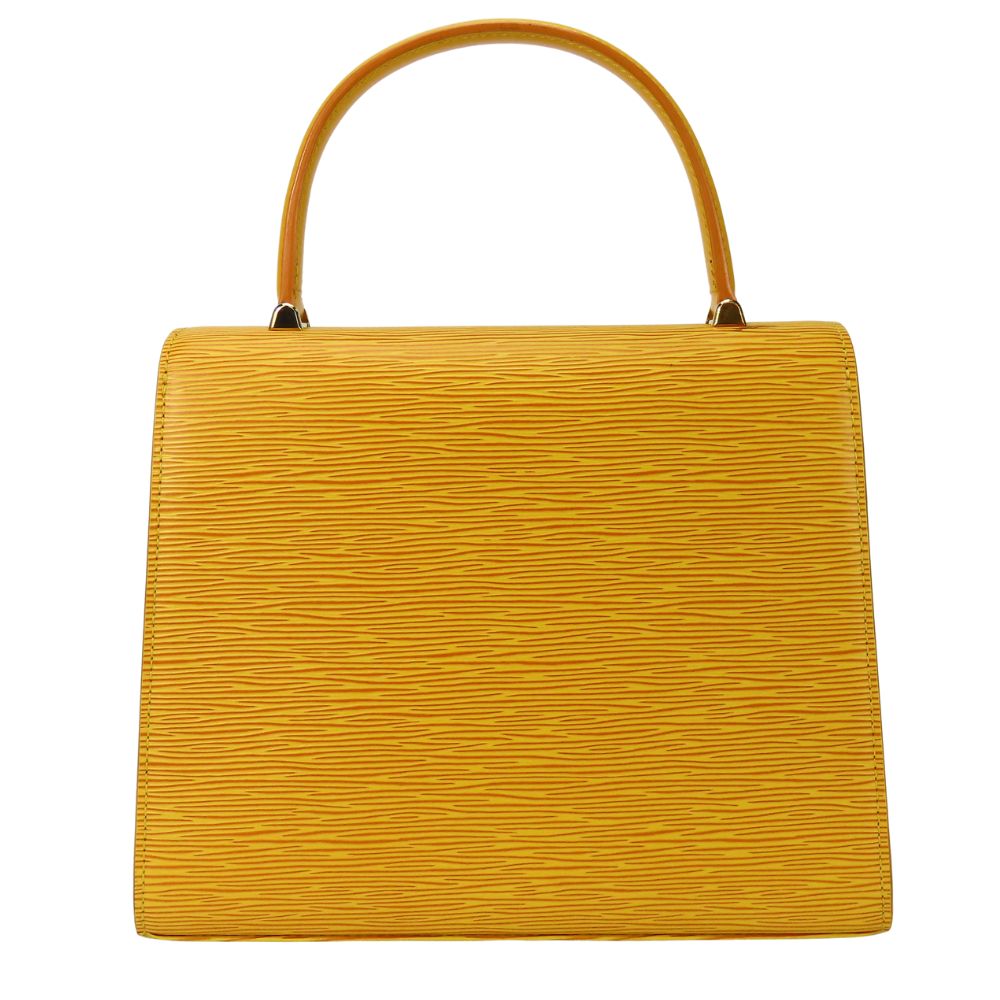 LOUIS VUITTON Handbag M52379 Epi Leather yellow Malesherbes