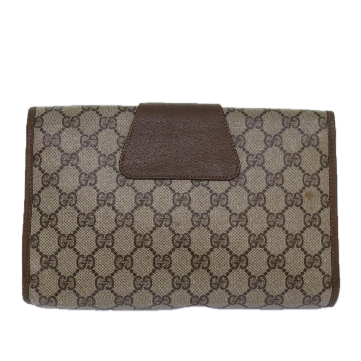 Gucci Leather Canvas Clutch