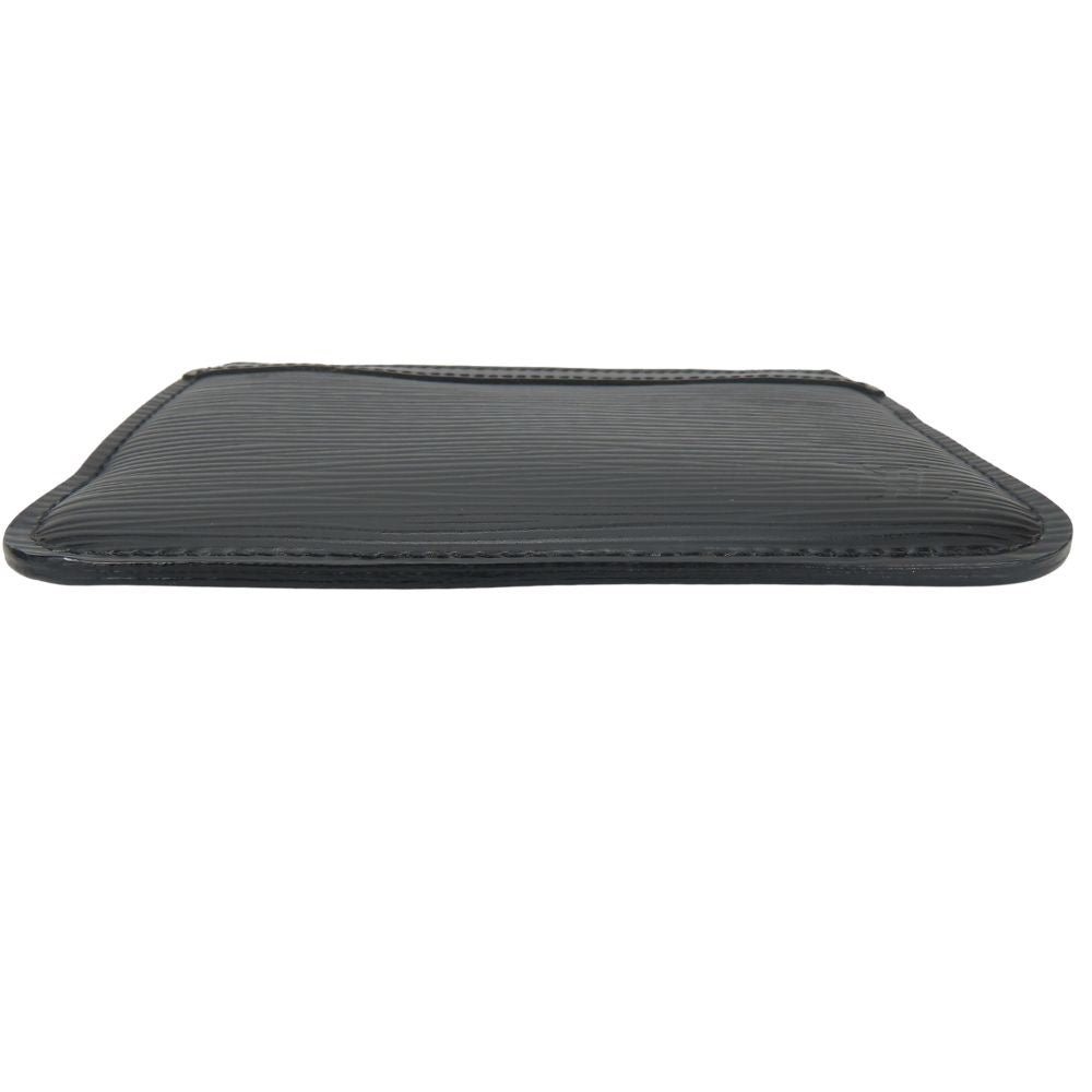LOUIS VUITTON Coin case M66602 Epi Leather Noir Pochette Cre mens