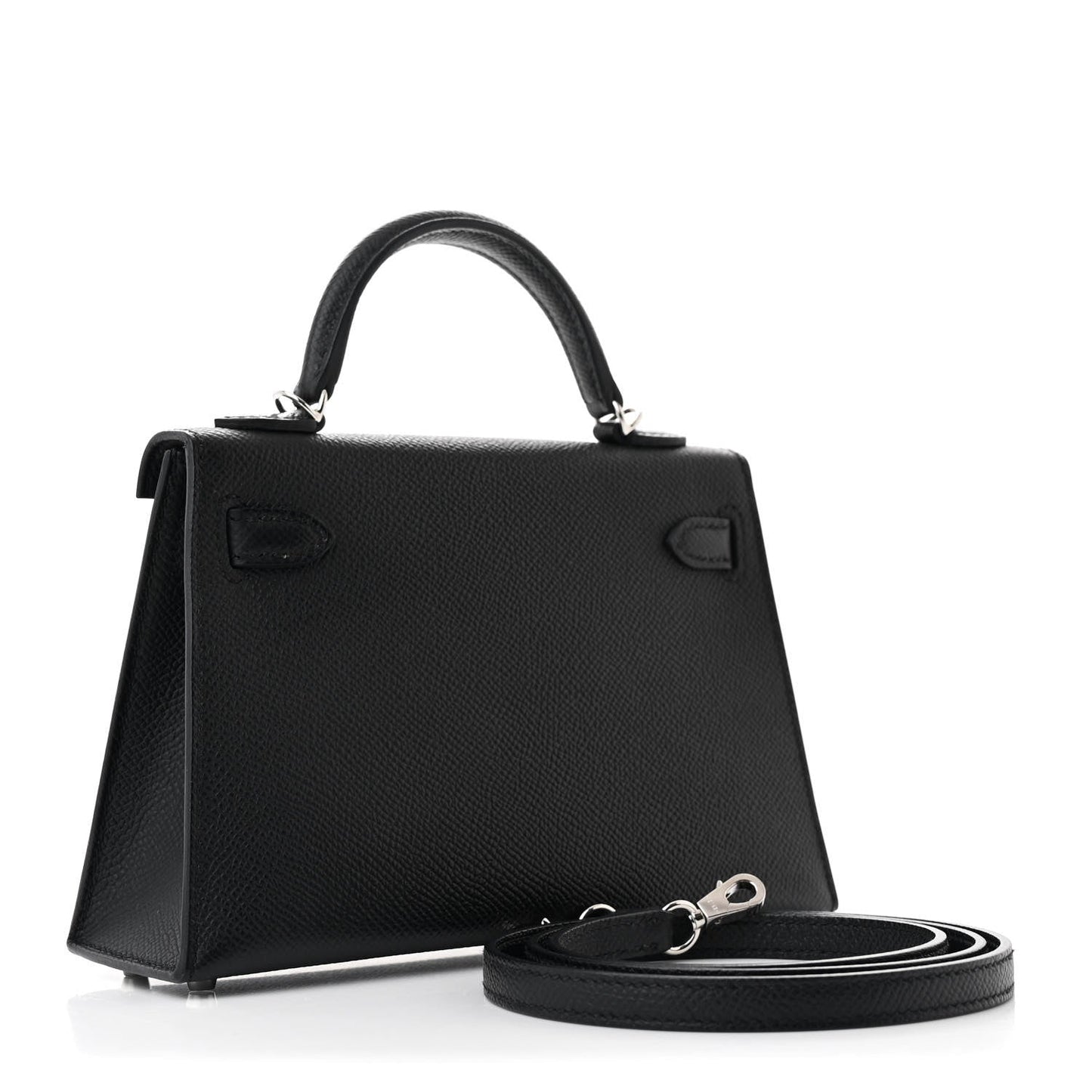 Hermes Epsom Mini Kelly Sellier 20 Black