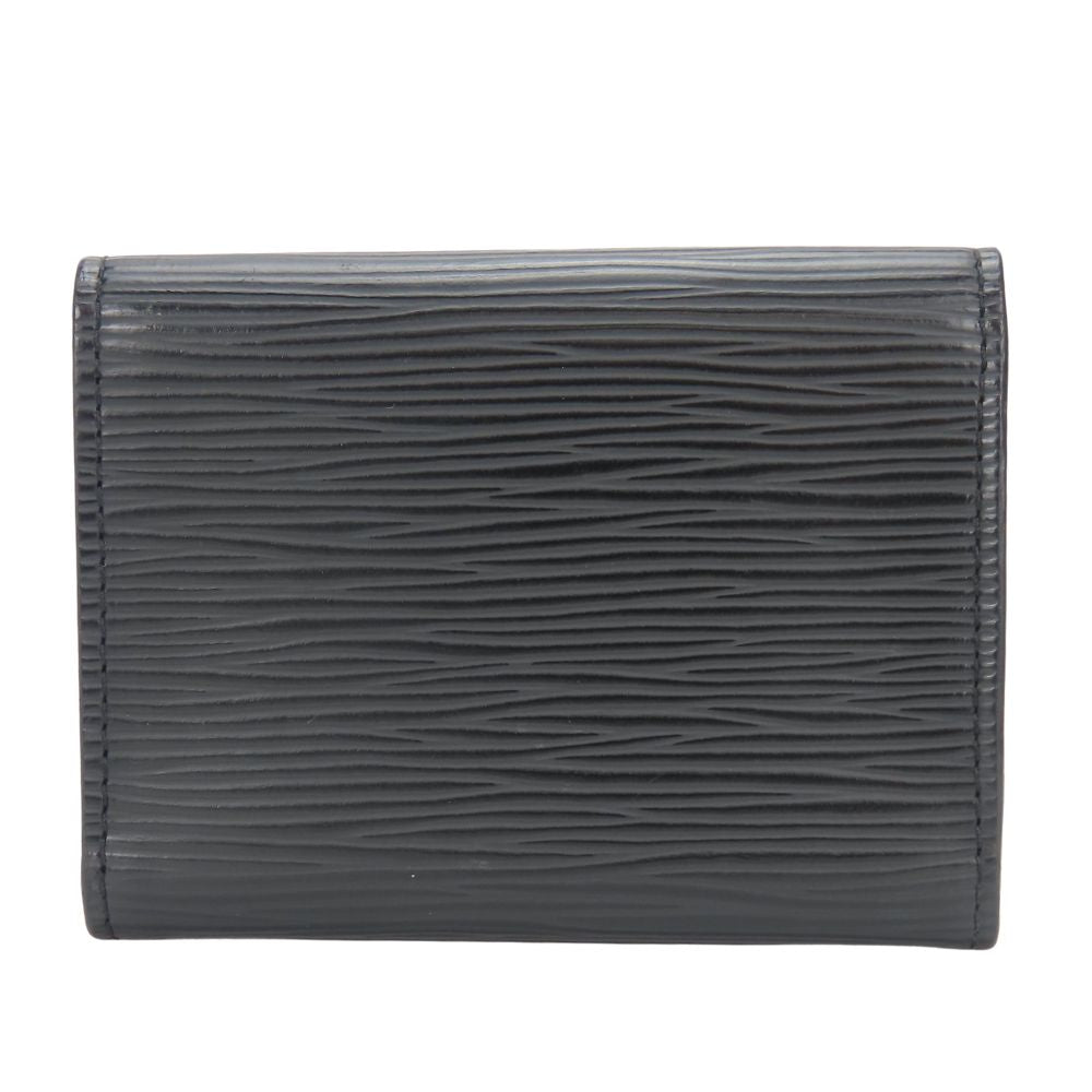 LOUIS VUITTON Card Case M56169 Epi Leather black Anneveld Cult de Visit Women