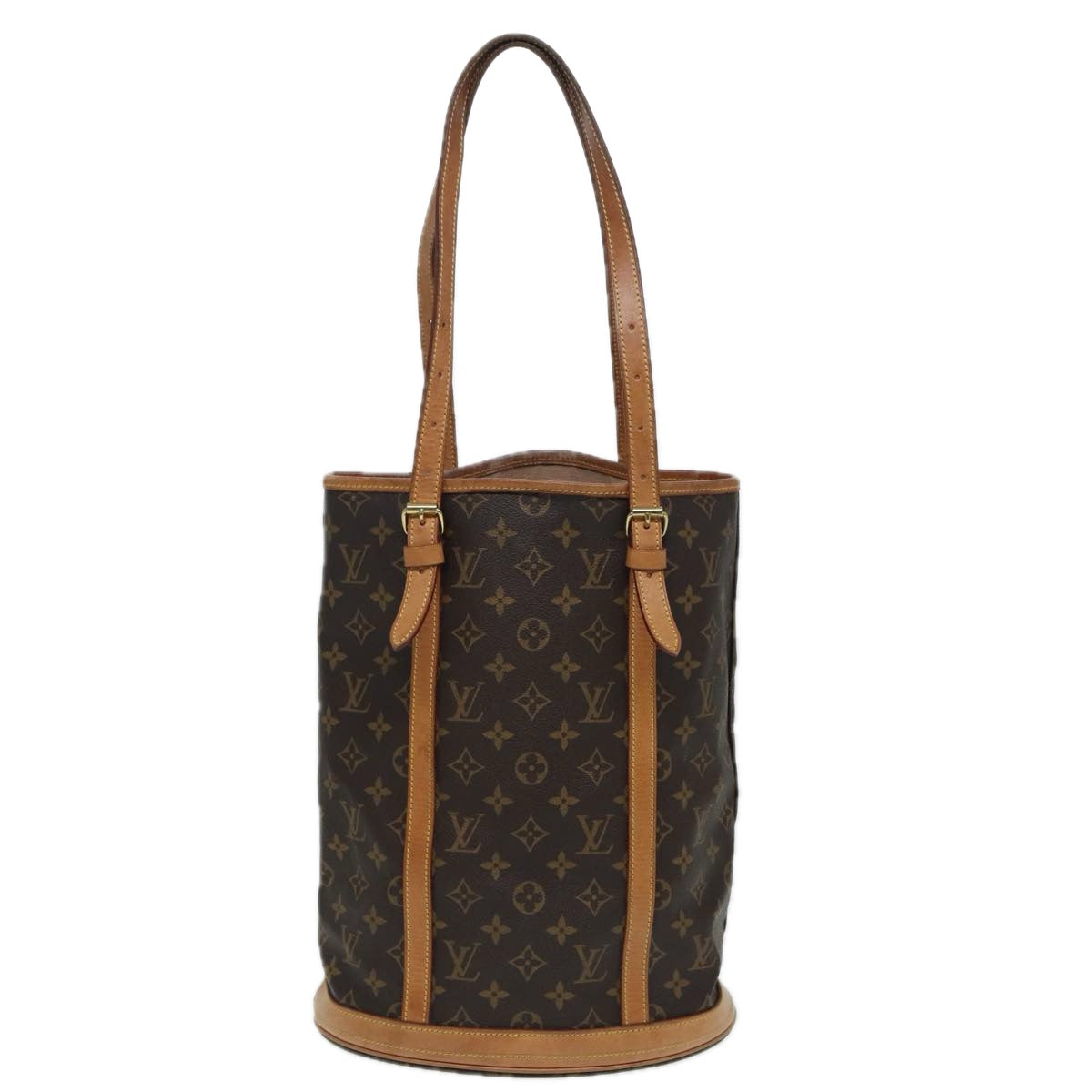 LOUIS VUITTON Monogram Bucket GM Shoulder Bag M42236 LV Auth 84785