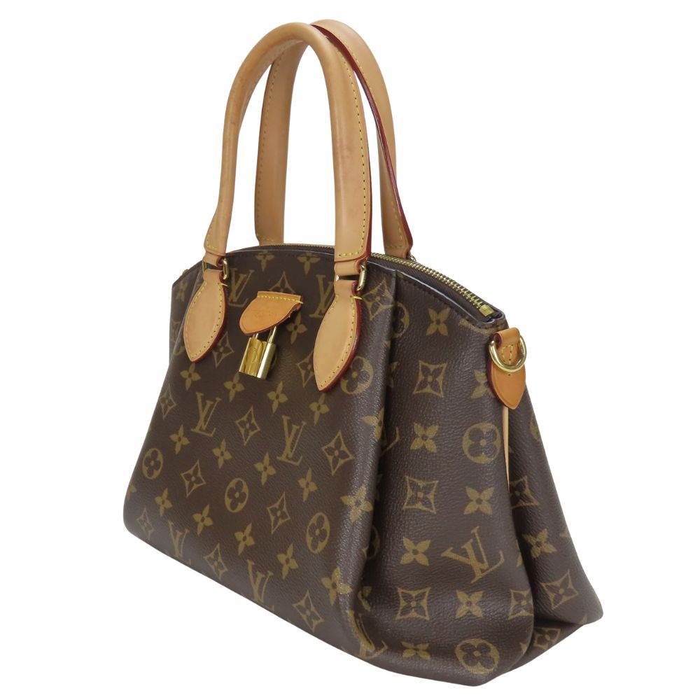 LOUIS VUITTON Handbag M44543 Monogram, Tanned Leather Brown Livory PM Women