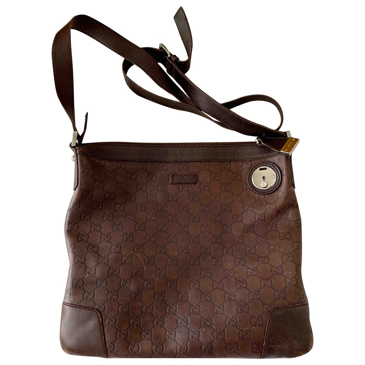 Gucci brown leather bag