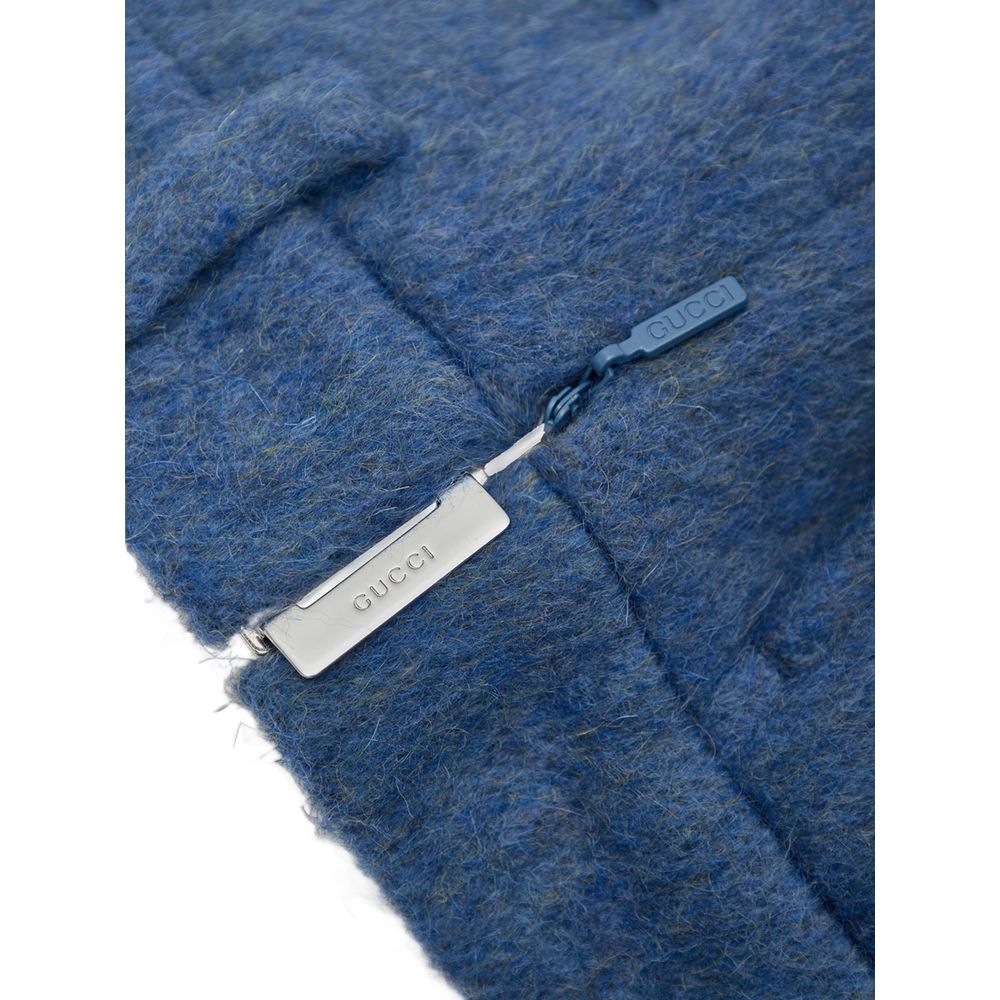 Gucci Blue Wool Women's Shorts
