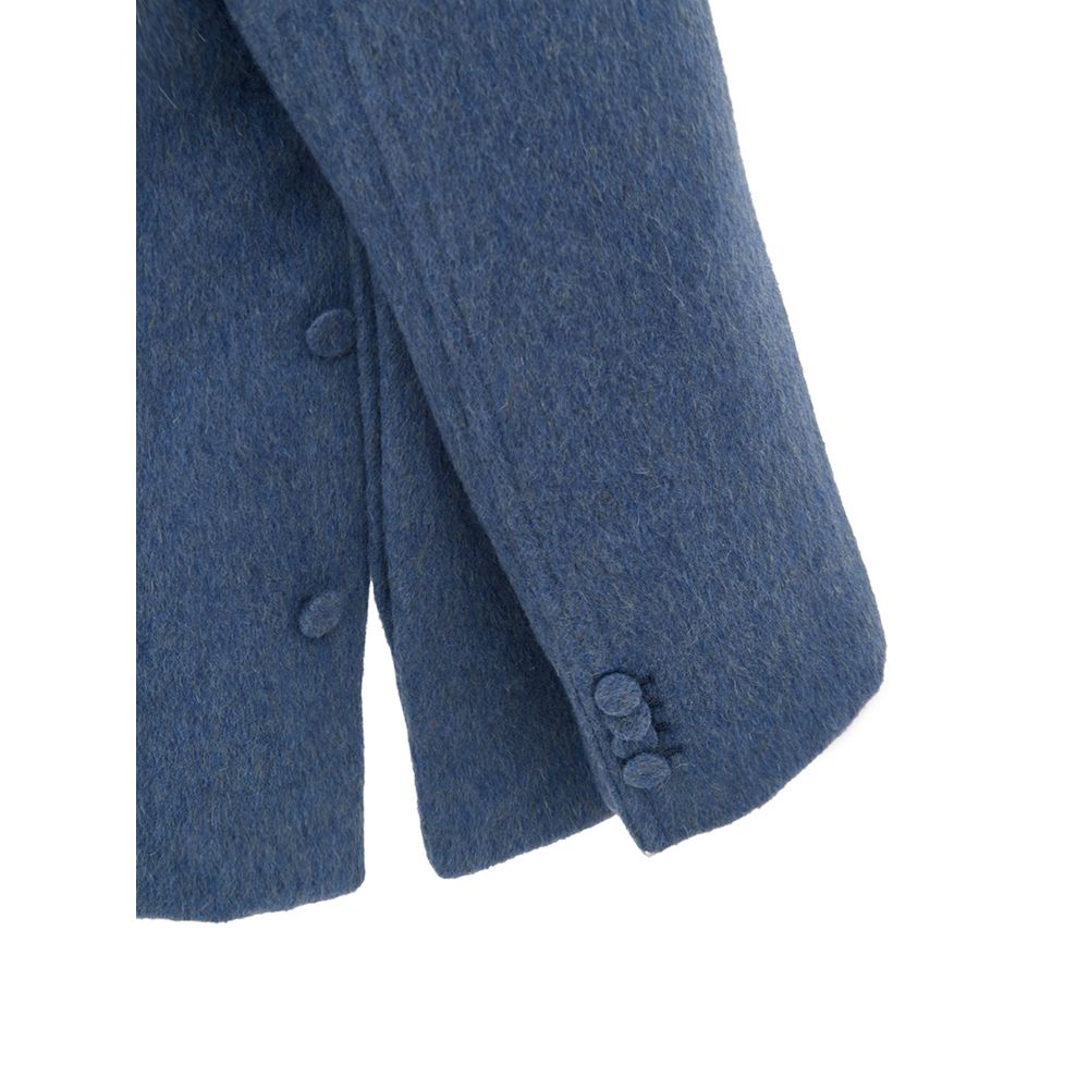 Gucci Light Blue Wool Women's Coat