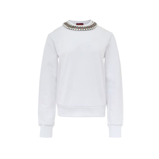 Gucci White Cotton Women's Sweatshirt