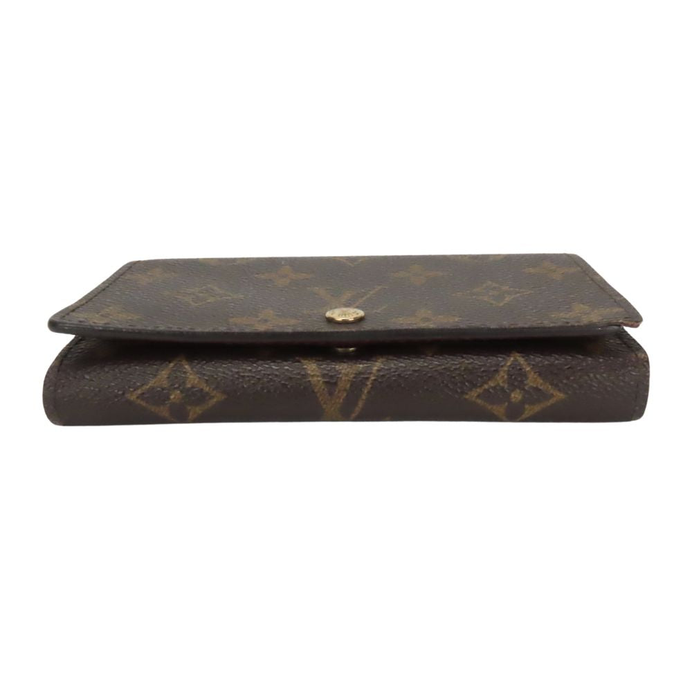 LOUIS VUITTON Bifold Wallet M61730 Monogram Brown Portomonet Bie Tresol Women