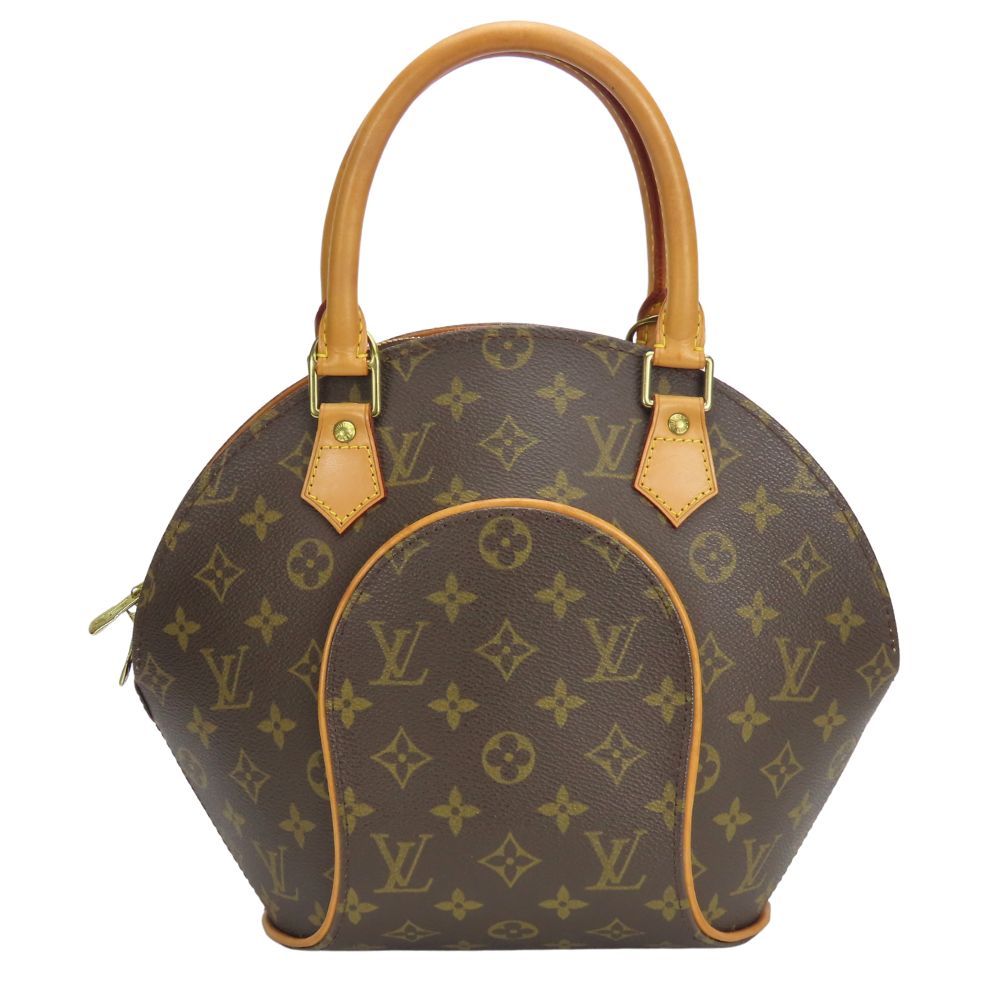 LOUIS VUITTON Handbag M51127 Monogram, Tanned Leather Brown EllipsePM Women