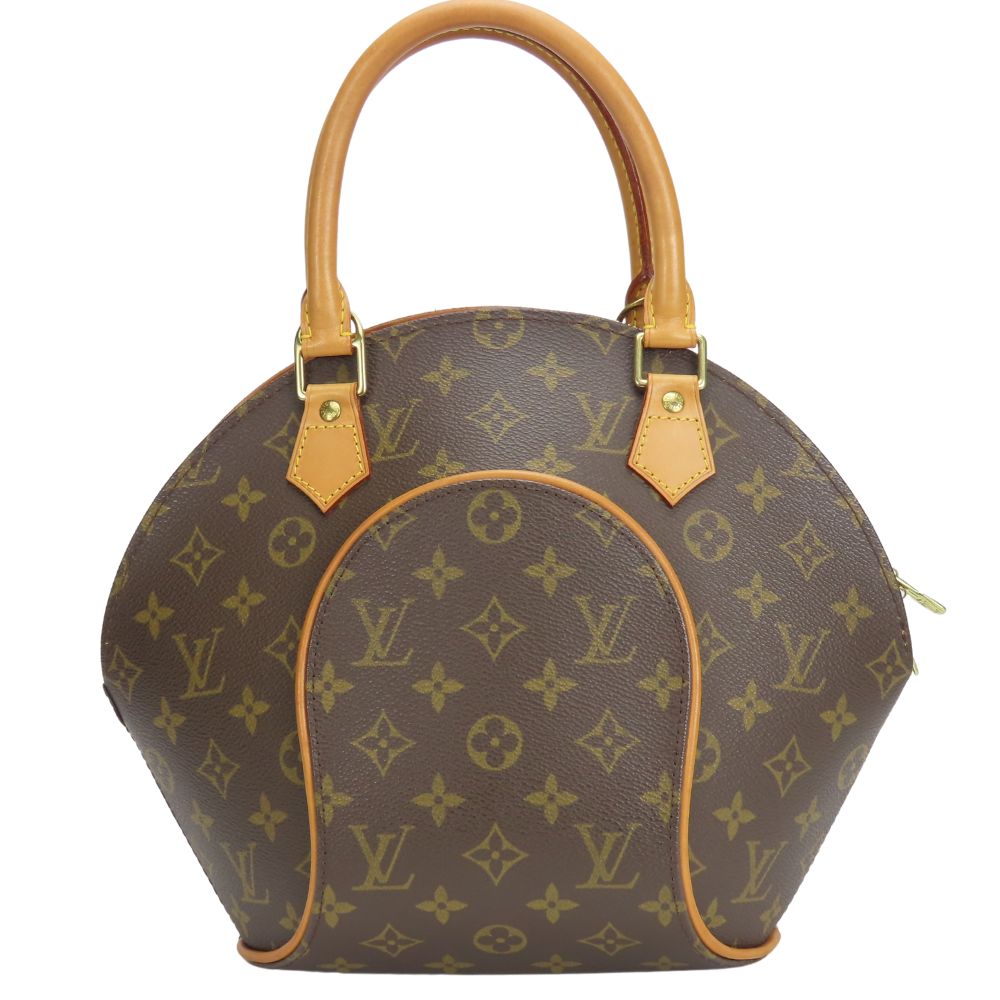 LOUIS VUITTON Handbag M51127 Monogram, Tanned Leather Brown EllipsePM Women