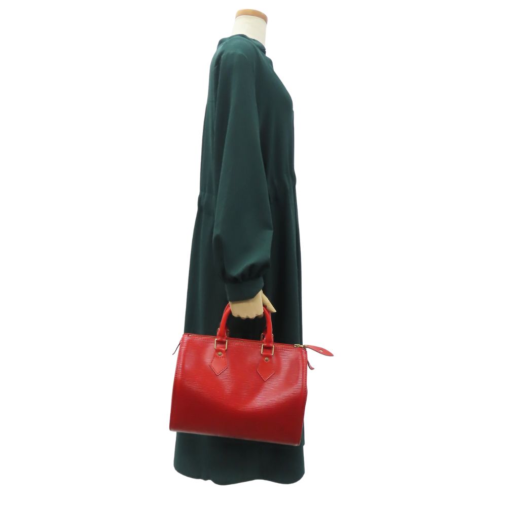 LOUIS VUITTON Handbag M43017 Epi Leather Red Speedy 25 Women