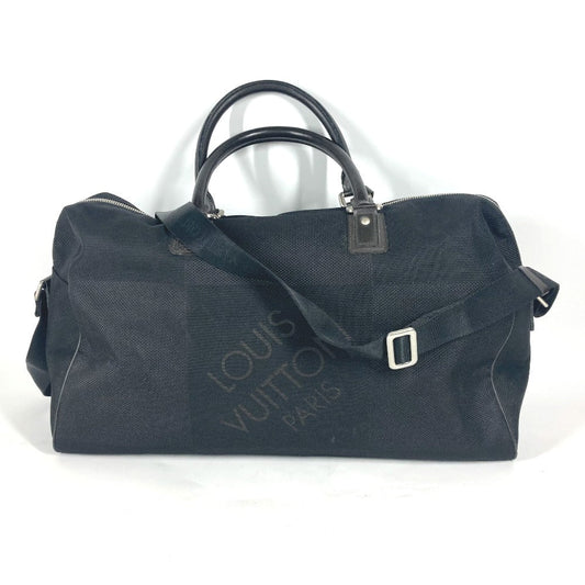 LOUIS VUITTON Boston Duffel bag M93601 Damier Jean Canvas black Damier Jean Albatross unisex(Unisex)