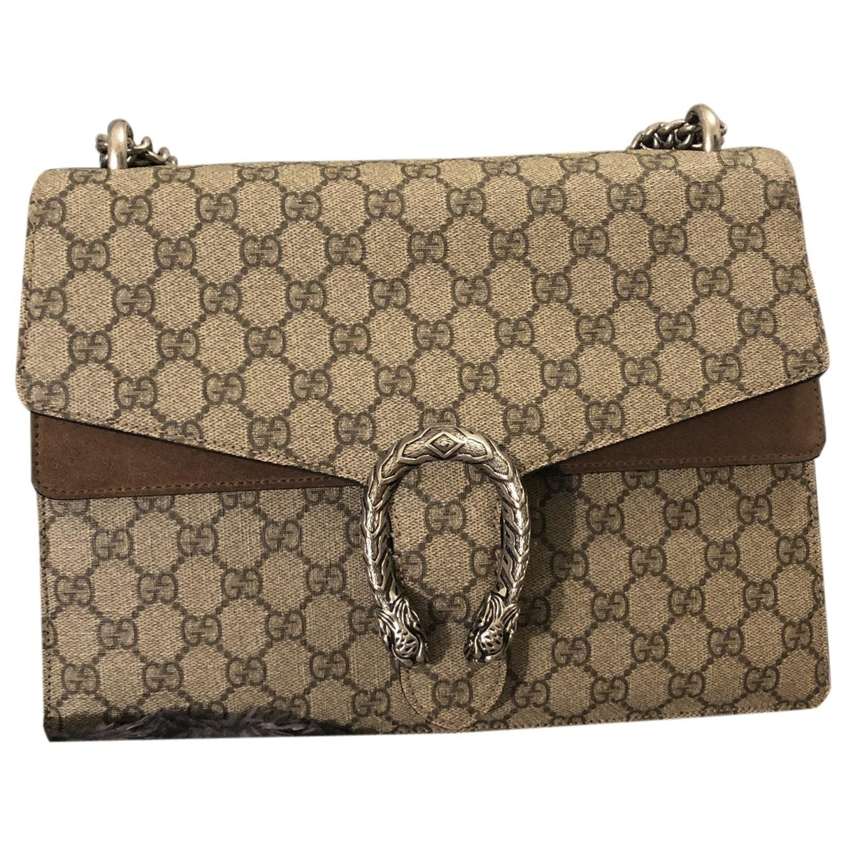 Gucci dionysus beige cloth handbag