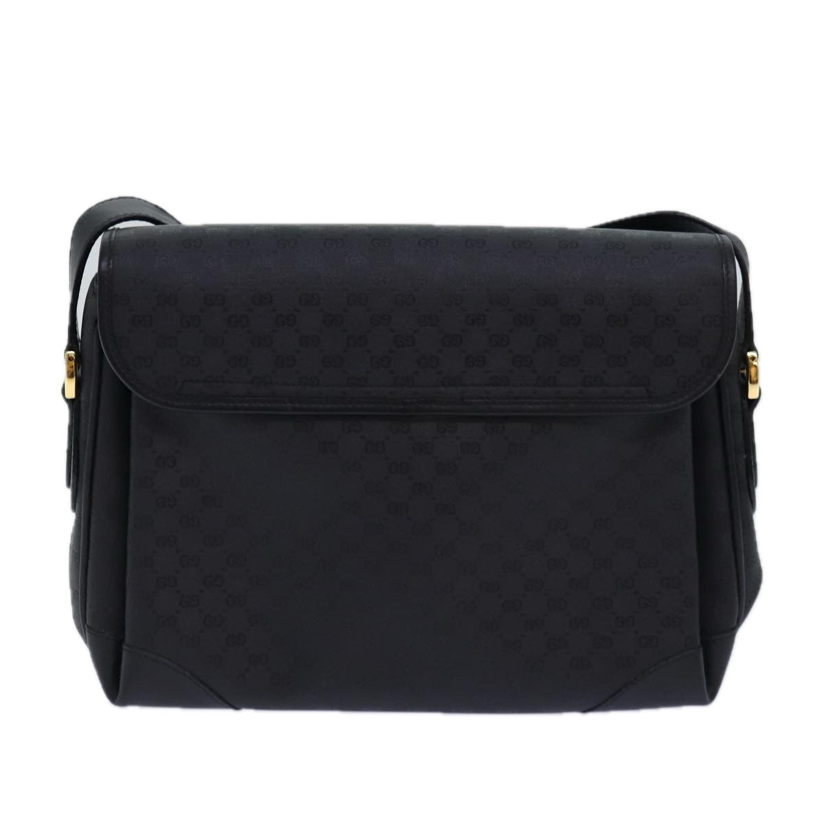Gucci Leather Canvas Shoulder Bag