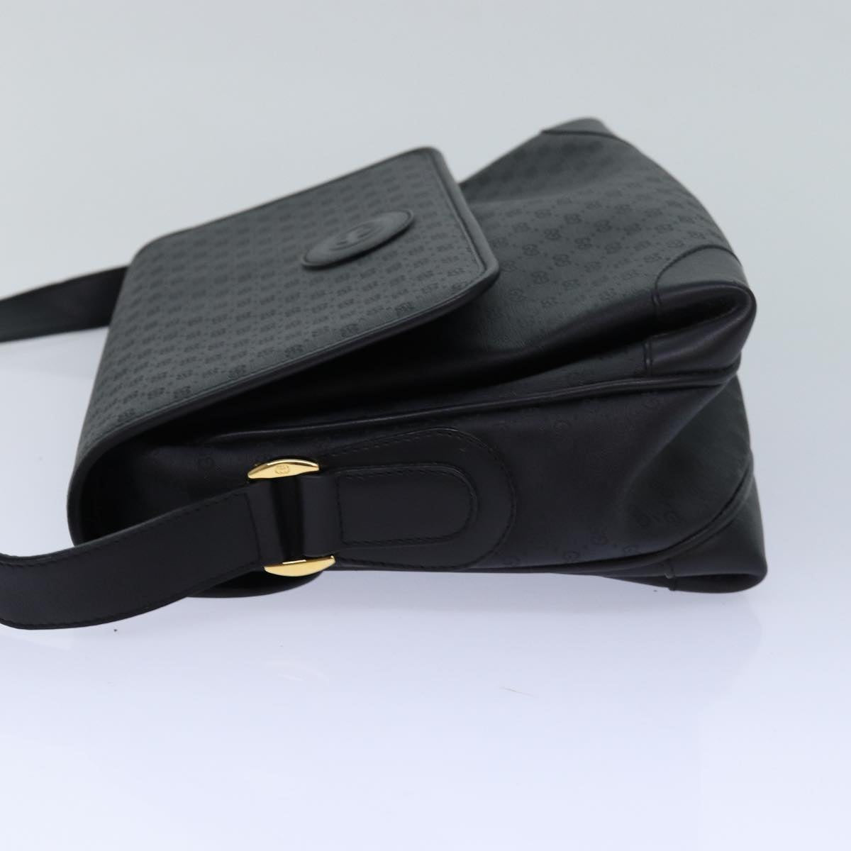 Gucci Leather Canvas Shoulder Bag