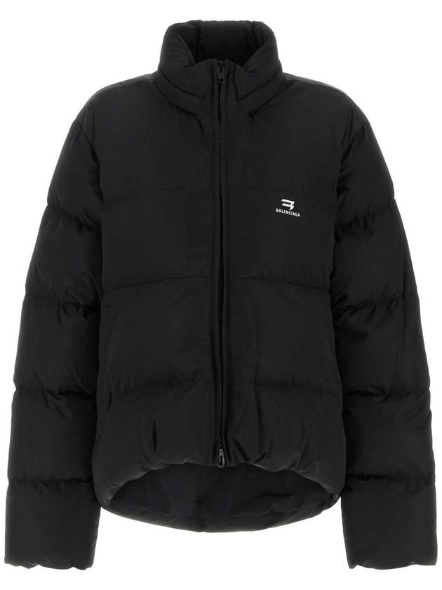 Luxury Balenciaga Trending 2026 Sporty B Logo Point Down Padding Black