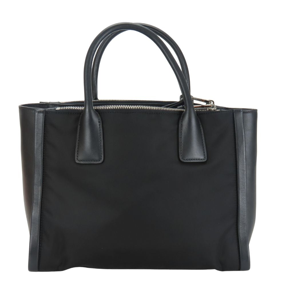Prada Nylon Leather 2way Tote Bag