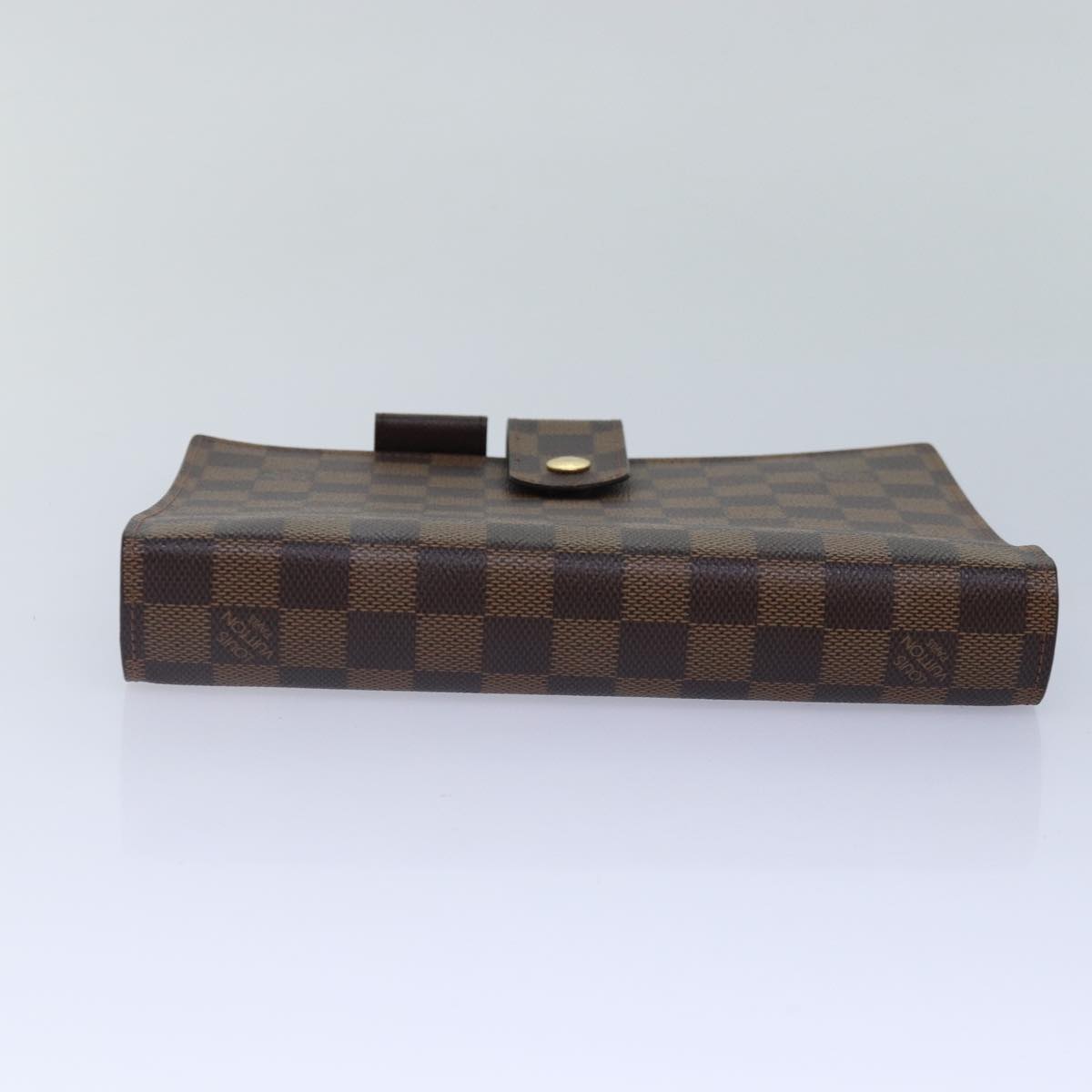 LOUIS VUITTON Damier Ebene Agenda GM Day Planner Cover R20107 LV Auth 85660