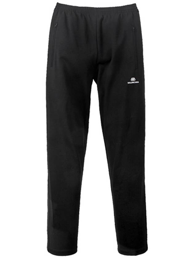 Luxury Balenciaga Trending 2026 BB Logo Jogger Track Pants Black