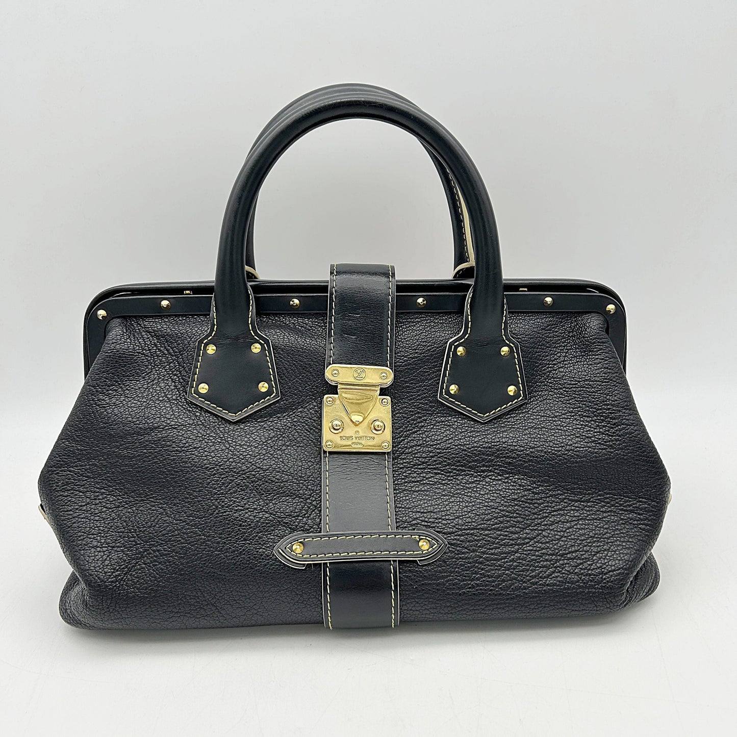 Louis Vuitton Suhali Leather Suhali PM  - Black Handle Bags, Handbags 2506042410