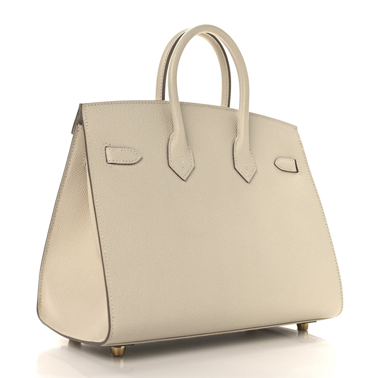Hermes Epsom Horseshoe Birkin Sellier 25 Craie Gris Tourterelle